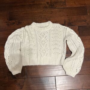 Urban Outfitters Off-white cream-colored Knit Sweater- XS
